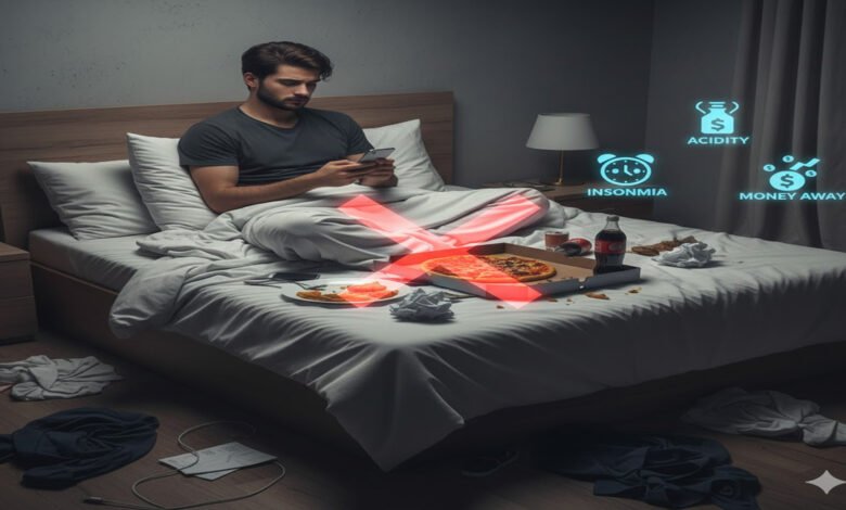 Bed Par Khana Khane Ke Nuksan